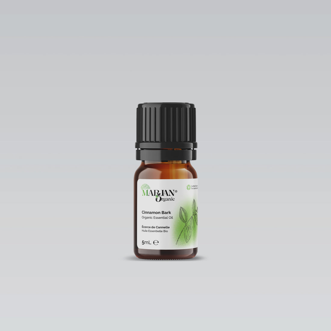 Cinnamon Bark Organic Essential Oil (Certified by The Soil Association)