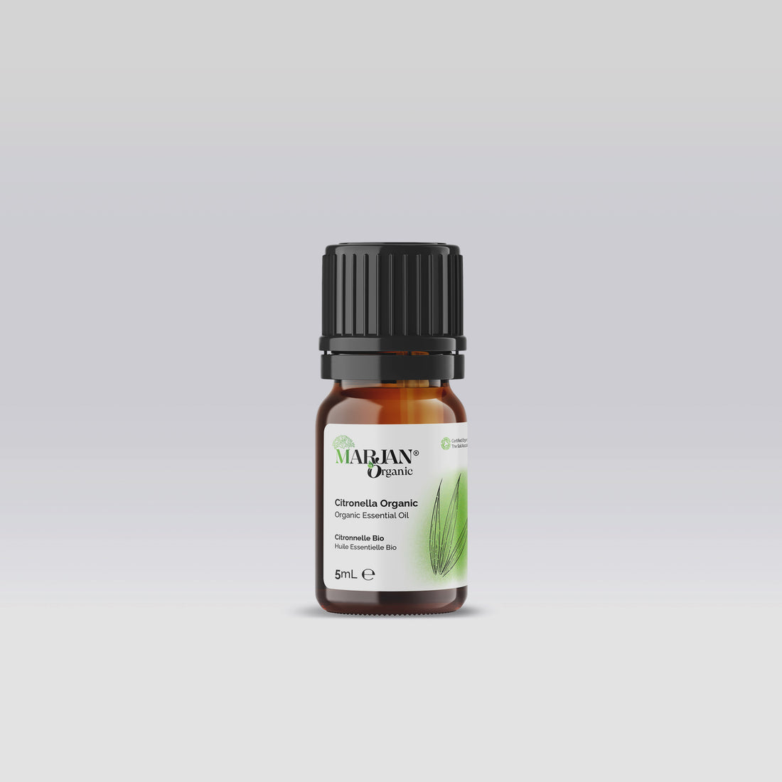 Organic Citronella Essential Oil (Certified by The Soil Association)